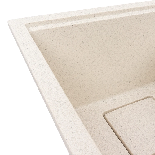 Granite sink VALESO 7945 ENIGMA matte, white dot - Фото № 3