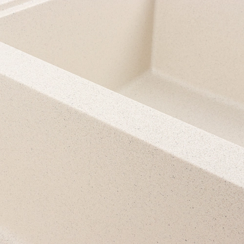 Granite sink VALESO 7945 ENIGMA matte, white dot - Фото № 5