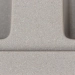 Granite sink VALESO 7945 ENIGMA matte, gray metallic - Фото № 6