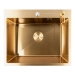 Kitchen sink stainless steel PVD Gold for the kitchen VALESO 60*50 Handmade 3.0/0.8