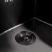 Кухонная мойка PVD черная VALESO CM 78*43 R Handmade - Фото № 4