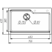 Granite kitchen sink matte 7545 NIKA VALESO Titanium - Фото № 6
