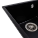 PLATINUM ROXY 3744 Composite Granite Kitchen Sink Matte Black - Фото № 3