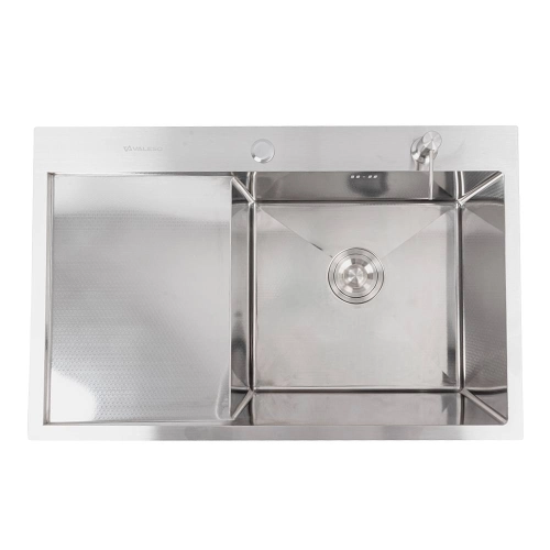 Kitchen sink CM 78*50 R DÉCOR stainless steel VALESO Handmade