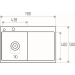 Kitchen sink CM 78*50 R DÉCOR stainless steel VALESO Handmade - Фото № 5