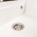 Granite sink VALESO 6846 IRENA, matte, snow-white - Фото № 7