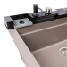 Granite sink VALESO 6846 IRENA, matte, dune - Фото № 5