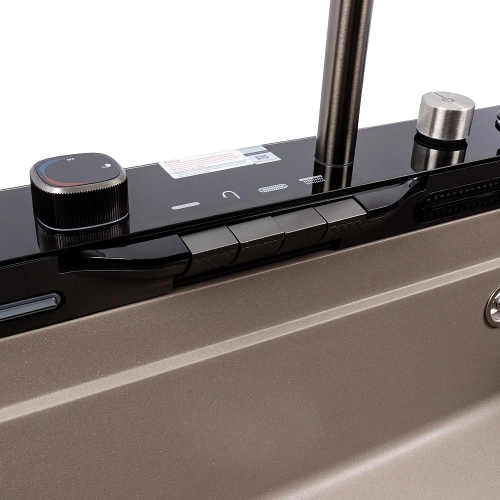 Granite sink VALESO 7546 EVANORA, matte, dune - Фото № 6