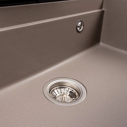 Granite sink VALESO 7546 EVANORA, matte, dune - Фото № 7