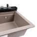 Granite sink VALESO 7546 EVANORA, matte, dune - Фото № 4