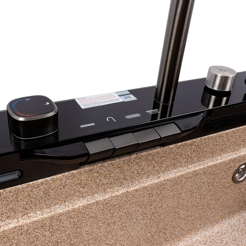 Granite sink VALESO 7546 EVANORA, matte, caramel - Фото № 7