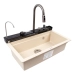 Granite sink VALESO 7546 EVANORA, matte, sand - Фото № 2