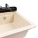 Granite sink VALESO 7546 EVANORA, matte, sand - Фото № 4