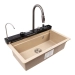 Granite sink VALESO 7546 EVANORA, matte, safari - Фото № 2