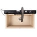Granite sink VALESO 7546 EVANORA, matte, safari - Фото № 3