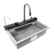 Granite sink VALESO 7546 EVANORA, matte, metallic gray - Фото № 1