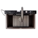 Granite sink VALESO 7546 EVANORA, matte, dark rock - Фото №1