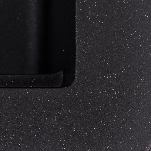 Granite sink VALESO 7546 EVANORA, matte, black metallic - Фото № 20