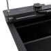 Granite sink VALESO 7546 EVANORA, matte, black metallic - Фото № 3