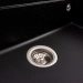 Granite sink VALESO 7546 EVANORA, matte, black metallic - Фото № 4