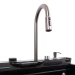 Granite sink VALESO 7546 EVANORA, matte, black metallic - Фото № 7