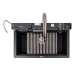 Granite sink VALESO 7546 EVANORA, matte, black metallic - Фото № 9