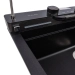 Granite sink VALESO 7546 EVANORA, matte, black metallic - Фото № 14