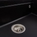 Granite sink VALESO 7546 EVANORA, matte, black metallic - Фото № 15
