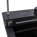 Granite sink VALESO 7546 EVANORA, matte, black metallic - Фото № 16