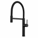 Flexible faucet with holder VALESO VAS1, black goose / matte black