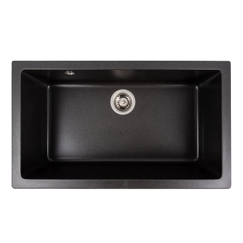 Granite kitchen sink VALESO 7945 Paruana matte Morion
