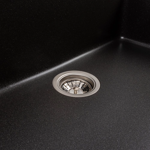 Granite kitchen sink VALESO 7945 Paruana matte Morion - Фото № 4