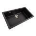 Granite kitchen sink VALESO 7945 Paruana matte Morion - Фото № 1