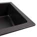 Granite kitchen sink VALESO 7945 Paruana matte Morion - Фото № 2