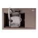 Granite sink VALESO ATRUM 7950 matte Dark rock - Фото №1