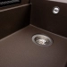 Granite sink VALESO ATRUM 7950 matte Dark rock - Фото № 6