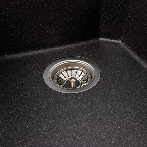 Granite sink VALESO VIATRIX 7950 matte Morion - Фото № 4