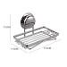 VALESO FZ13 suction cup soap dish (chrome, metal grid) - Фото № 1