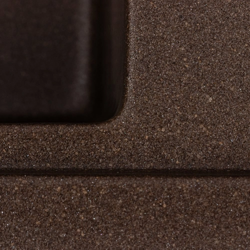 Granite kitchen sink VALESO 6550 ESTERIS matte (dark rock) - Фото № 6