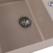 Granite sink VALESO 7850 TROYA matte, safari - Фото № 5