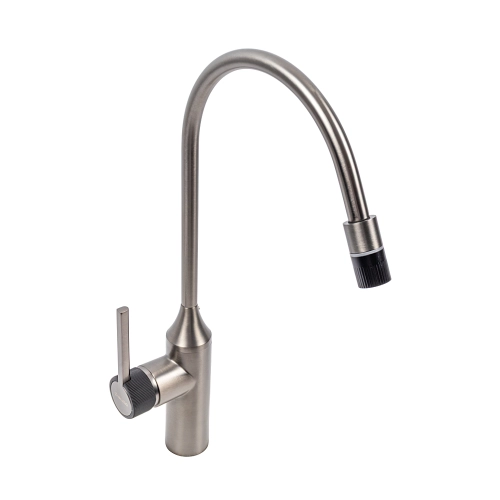 Kitchen faucet VALESO CXV77 PVD black - Фото № 1