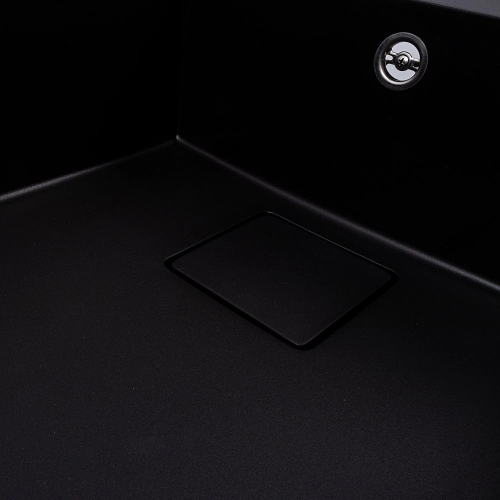 Granite sink VALESO 10050 SAFIRA matte (black) - Фото № 4