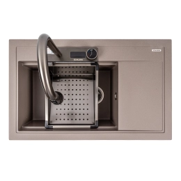 Granite sink VALESO ATRUM 7950 matte Dune
