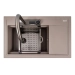Granite sink VALESO ATRUM 7950 matte Dune - Фото №1