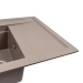 Granite sink VALESO ATRUM 7950 matte Dune - Фото № 4