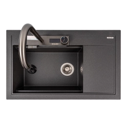 Granite sink VALESO ATRUM 7950 matte Morion
