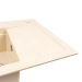 Granite sink VALESO ATRUM 7950 matte Sand - Фото № 4