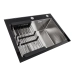 Kitchen sink 60*45 glass BLACK GLASS VALESO Handmade - Фото № 1