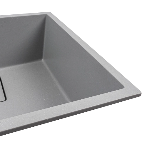 Kitchen granite sink 5444 AMELI VALESO grey metallic - Фото № 2
