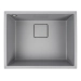 Kitchen granite sink 5444 AMELI VALESO grey metallic